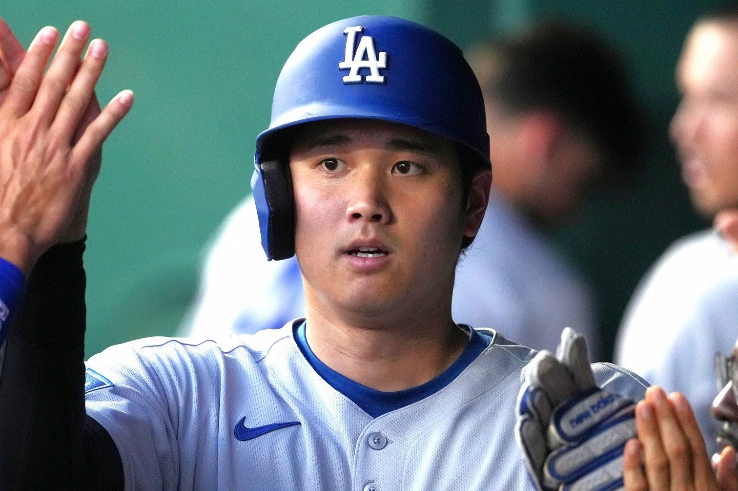 唯一無二の存在として記録を塗り替えている大谷。(C)Getty Images