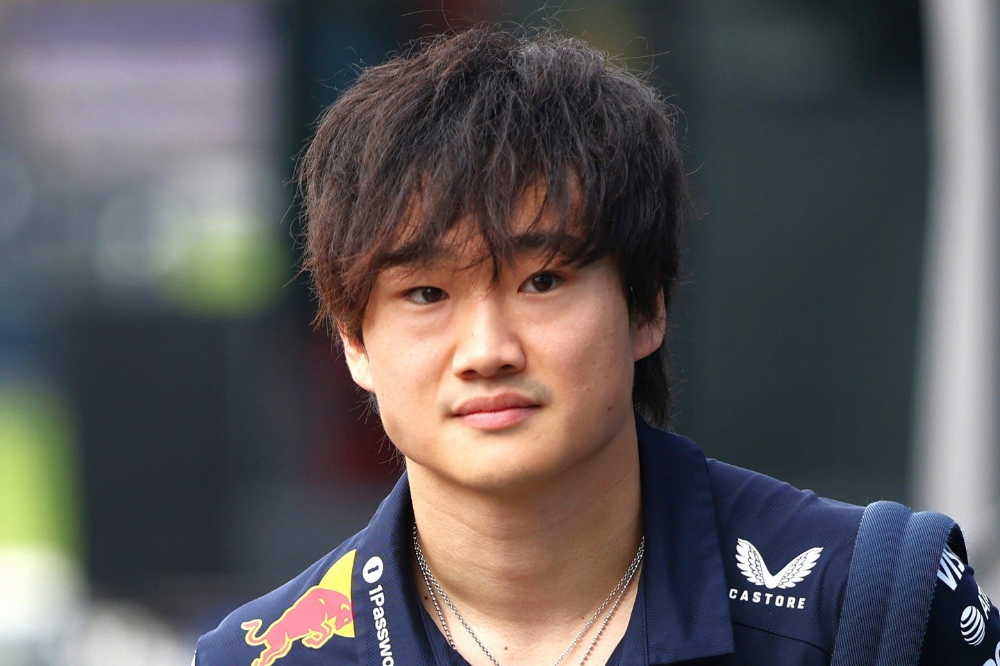 初日のセッションを好感触で終えた角田。(C)Getty Images