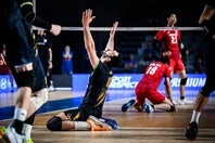 VNL初出場ウクライナが日本から金星を挙げた。(C)Volleyball World
