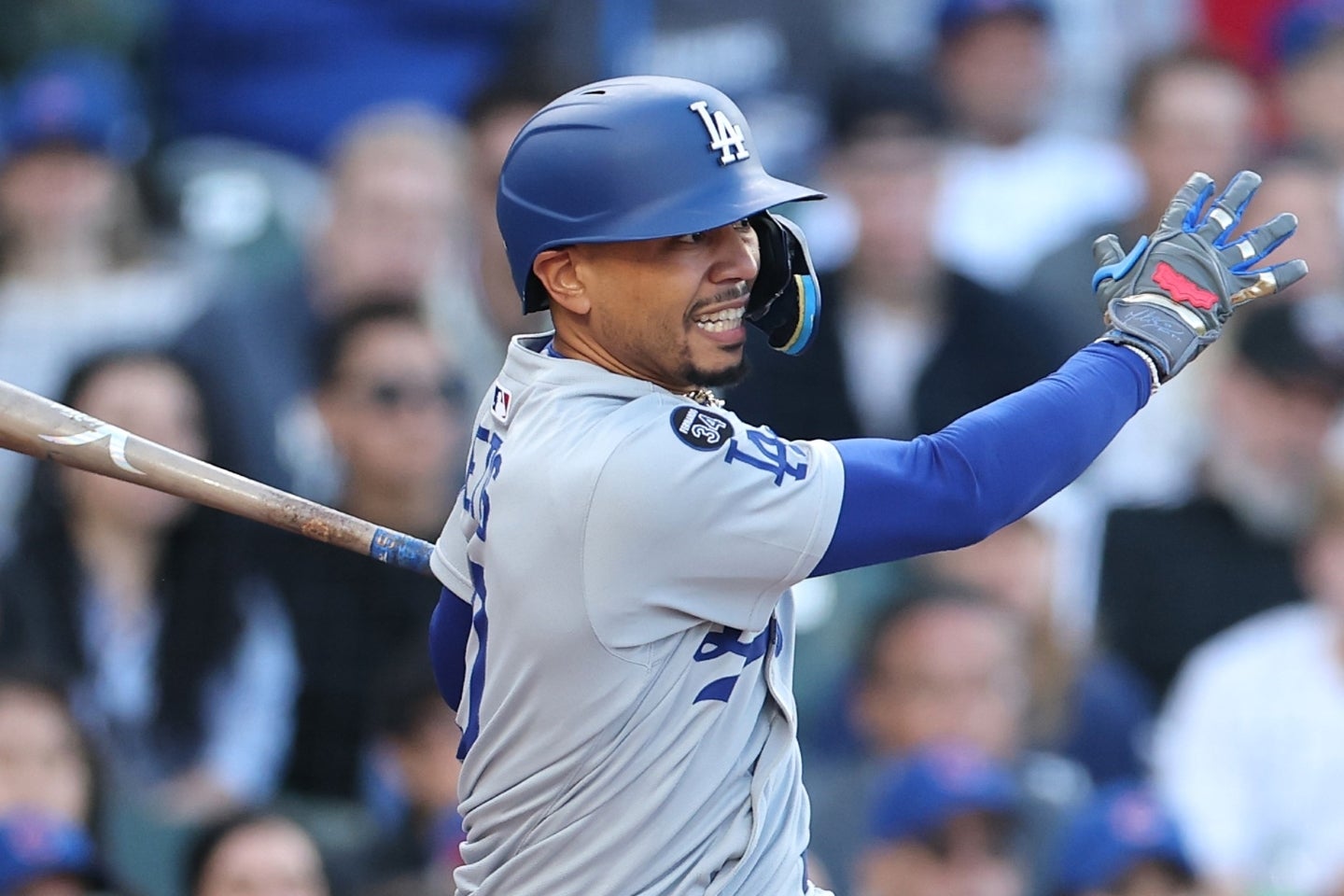 ロイヤルズ戦で決勝タイムリーを放ったベッツ。(C)Getty Images