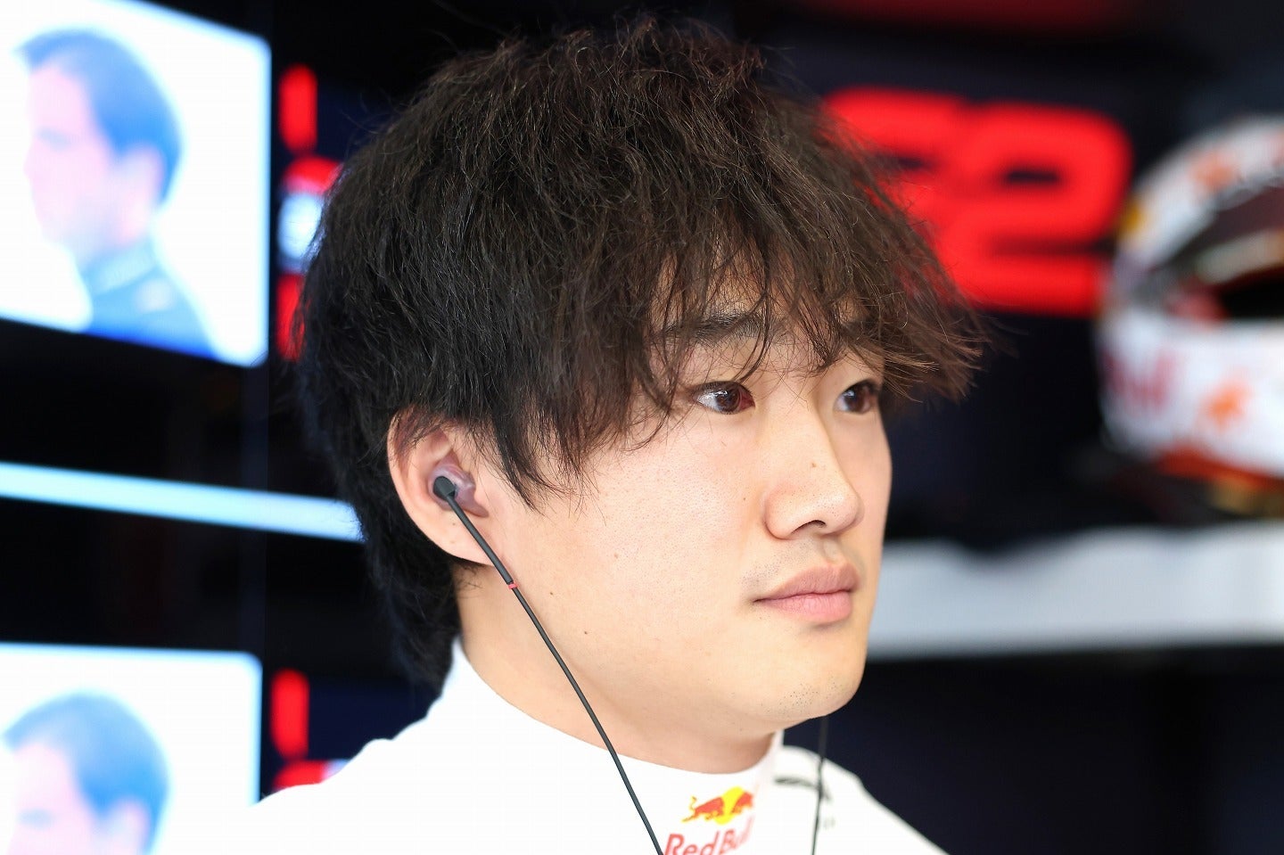 18番手タイムという厳しい予選を振り返った角田。(C)Getty Images