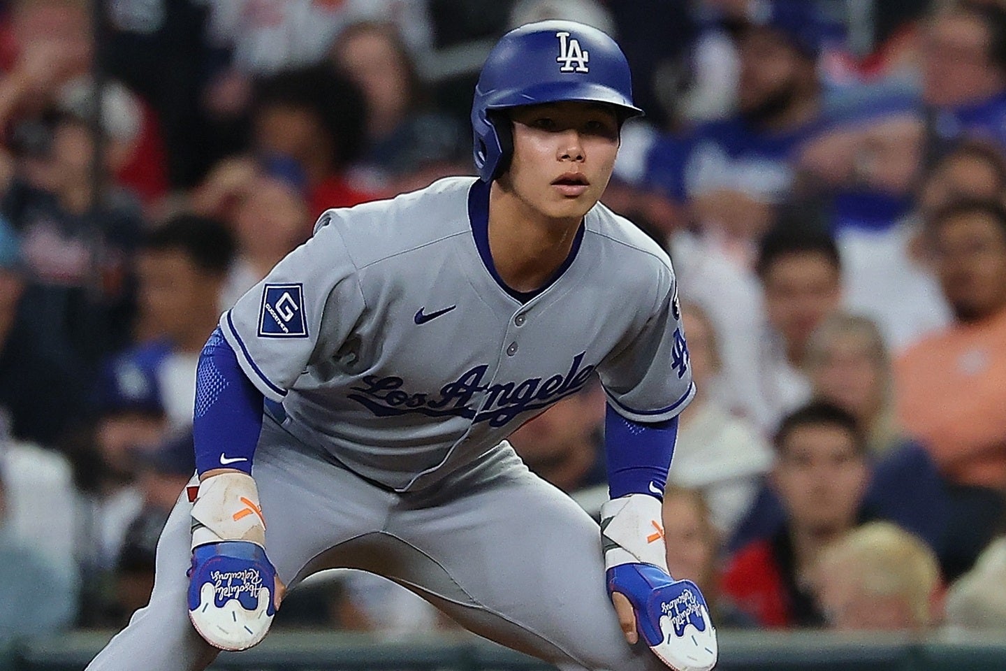 ５試合ぶりのスタメン出場で３打数２安打と活躍をみせたキム・ヘソン。(C) Getty Images