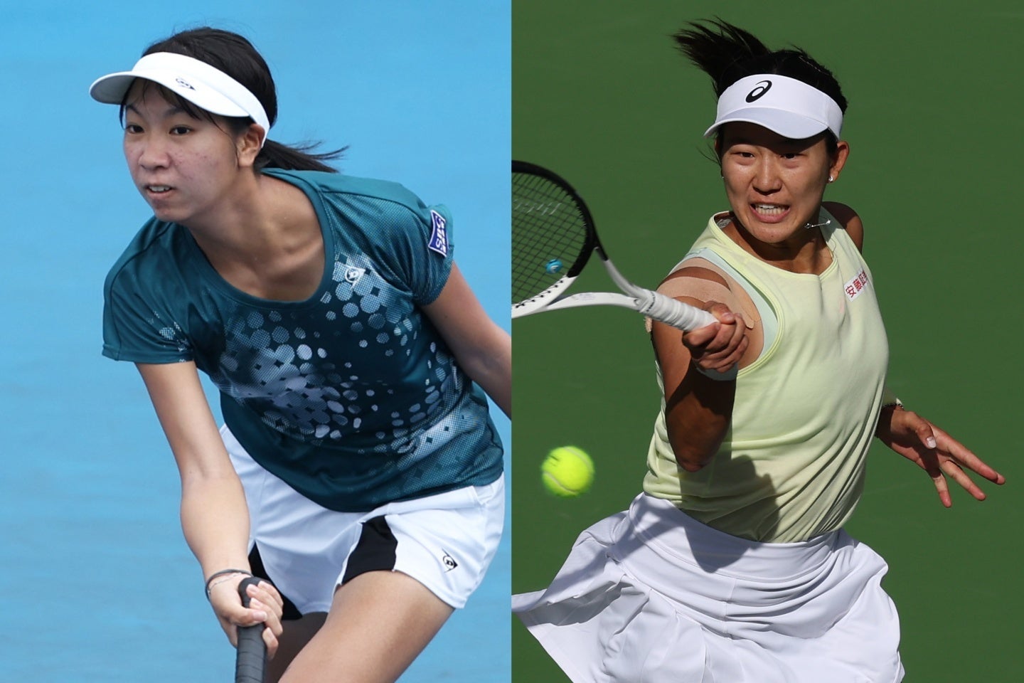伊藤（左）と内島（右）。それぞれの思いを胸に芝の大舞台へ挑む。（C）Getty Images