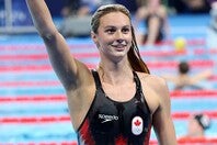 レッドブルのパドックを訪れたマッキントッシュ。(C) Getty Images