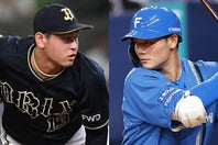 宮城（写真左）ら６選手が球宴選出となったオリックス。三塁手で選出の日本ハムの清宮（写真右）。写真：THE DIGEST写真部／塚本凜平