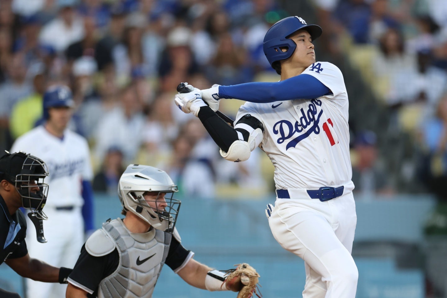 大谷は５年連続となる30号HRを放った。(C) Getty Images
