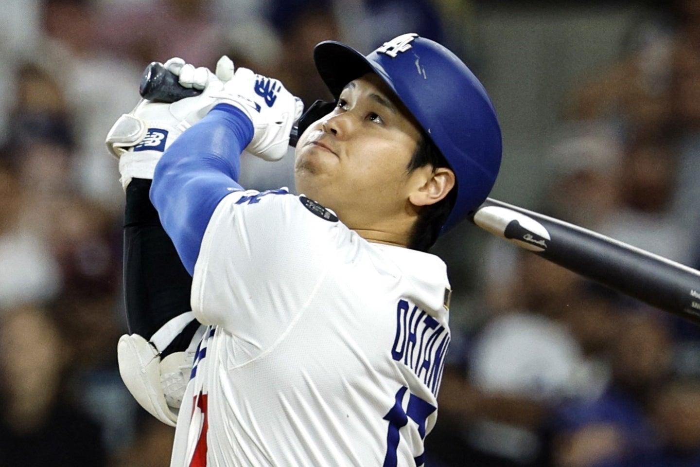 ホワイトソックス戦で30号アーチを放った大谷。(C)Getty Images
