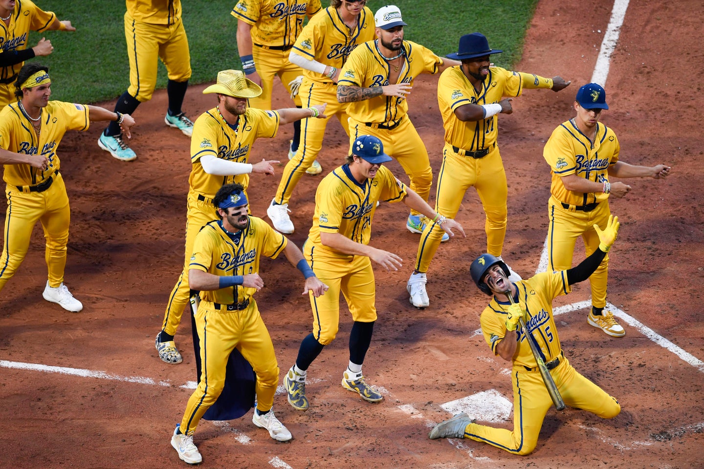 常識破りのエンタメ野球“バナナボール”が全米を席巻している。写真：GETTY IMAGES