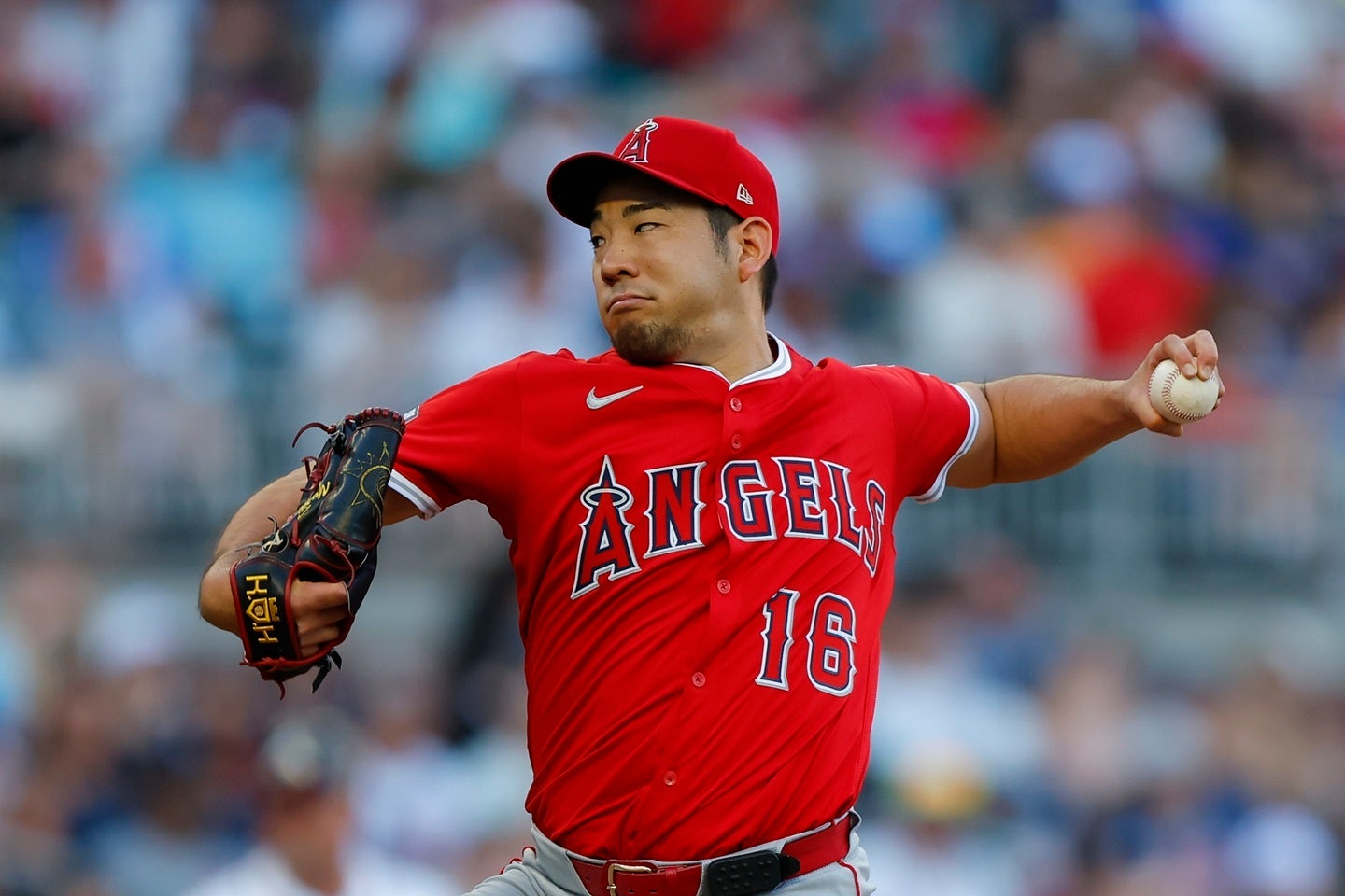 惜しくも４勝目はならなかった菊池だが、６回途中２失点の粘投をみせた。(C) Getty Images