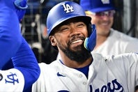 メジャー通算1000安打を達成したテオスカー・ヘルナンデス。(C)Getty Images