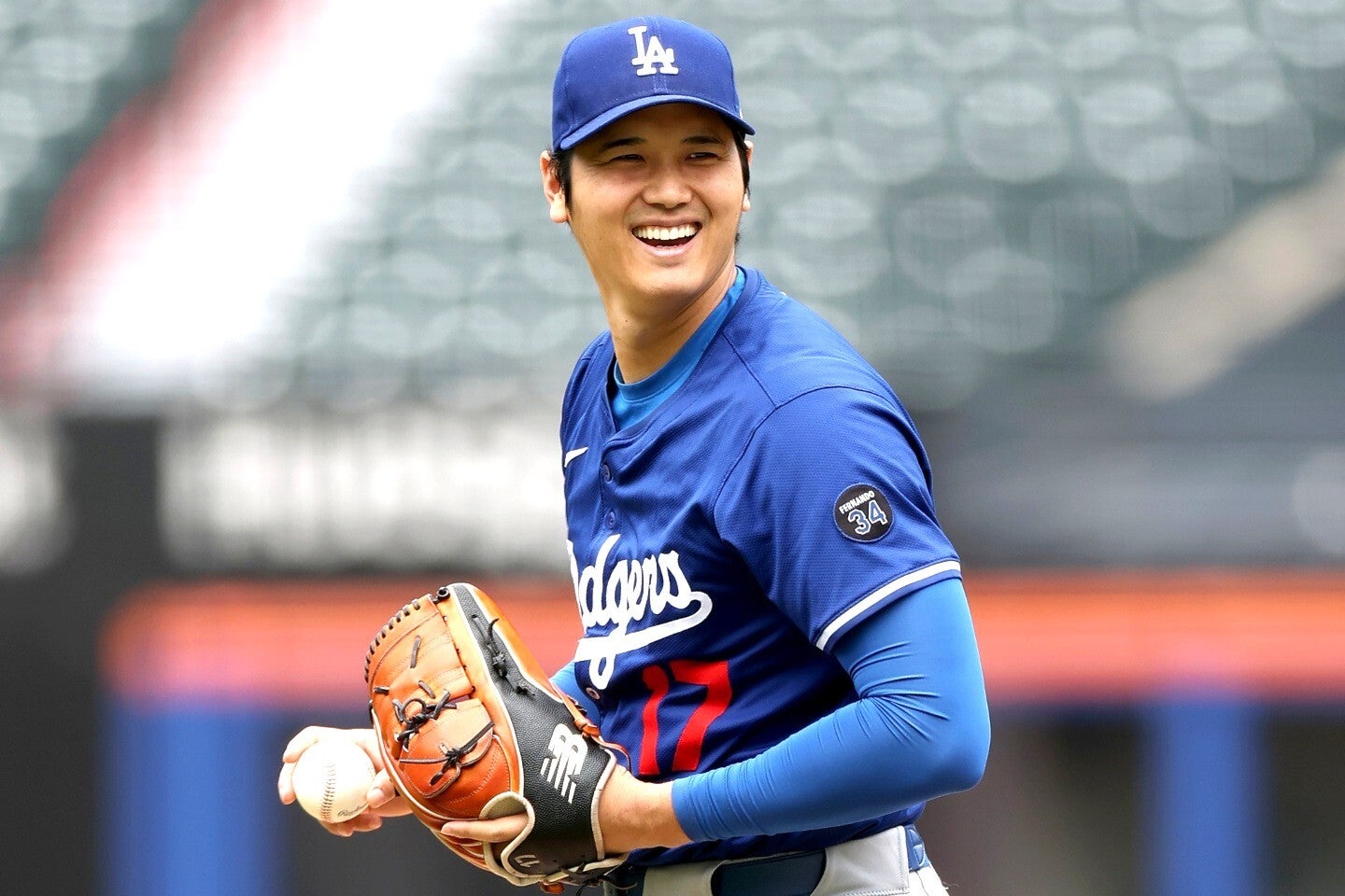 31歳の誕生日を迎えた大谷。記念すべき日は二刀流で出場予定だ。(C)Getty Images