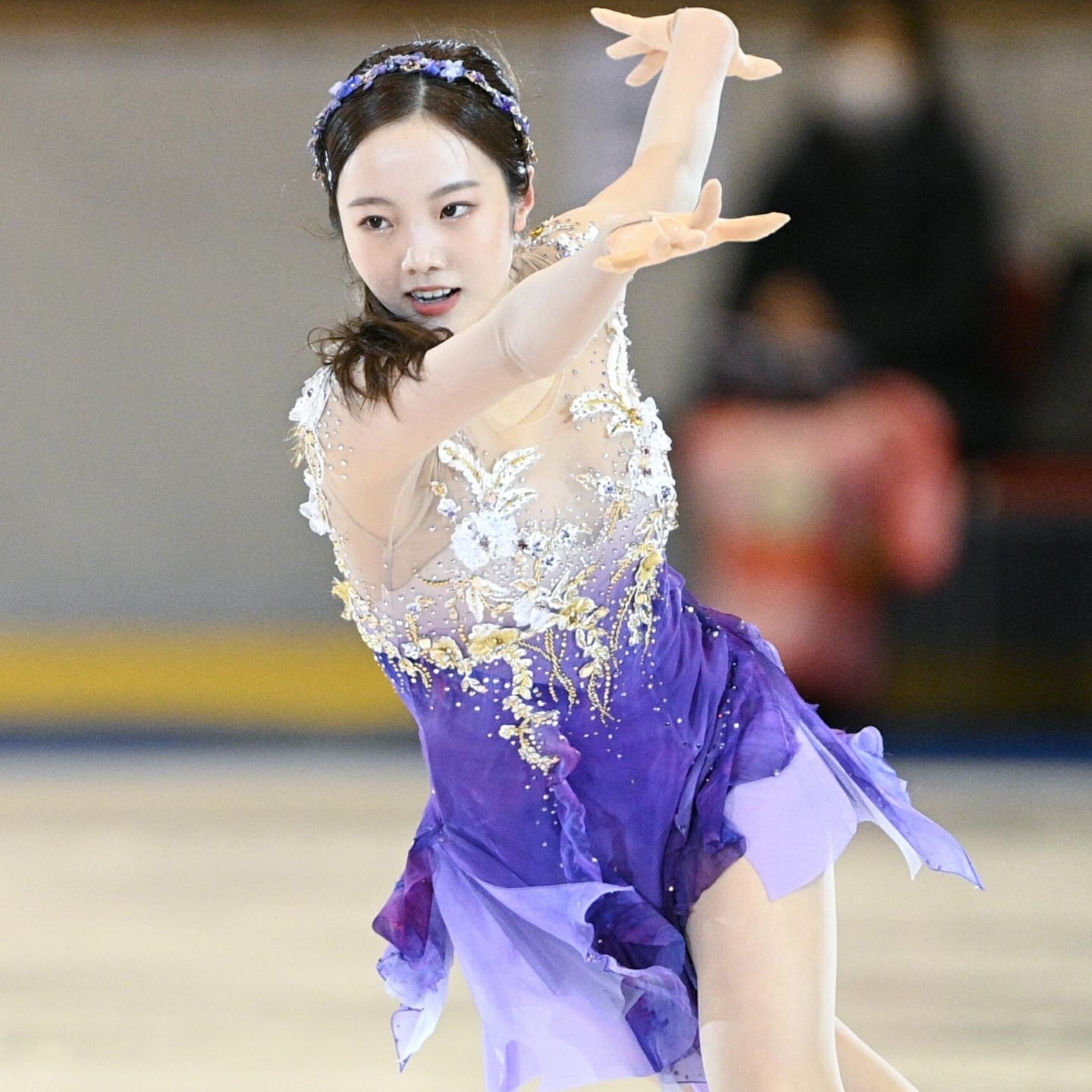 ８月21日の誕生日に1st写真集の発売を控える本田さん。リンク内外で注目を集めている。(C)JMPA
