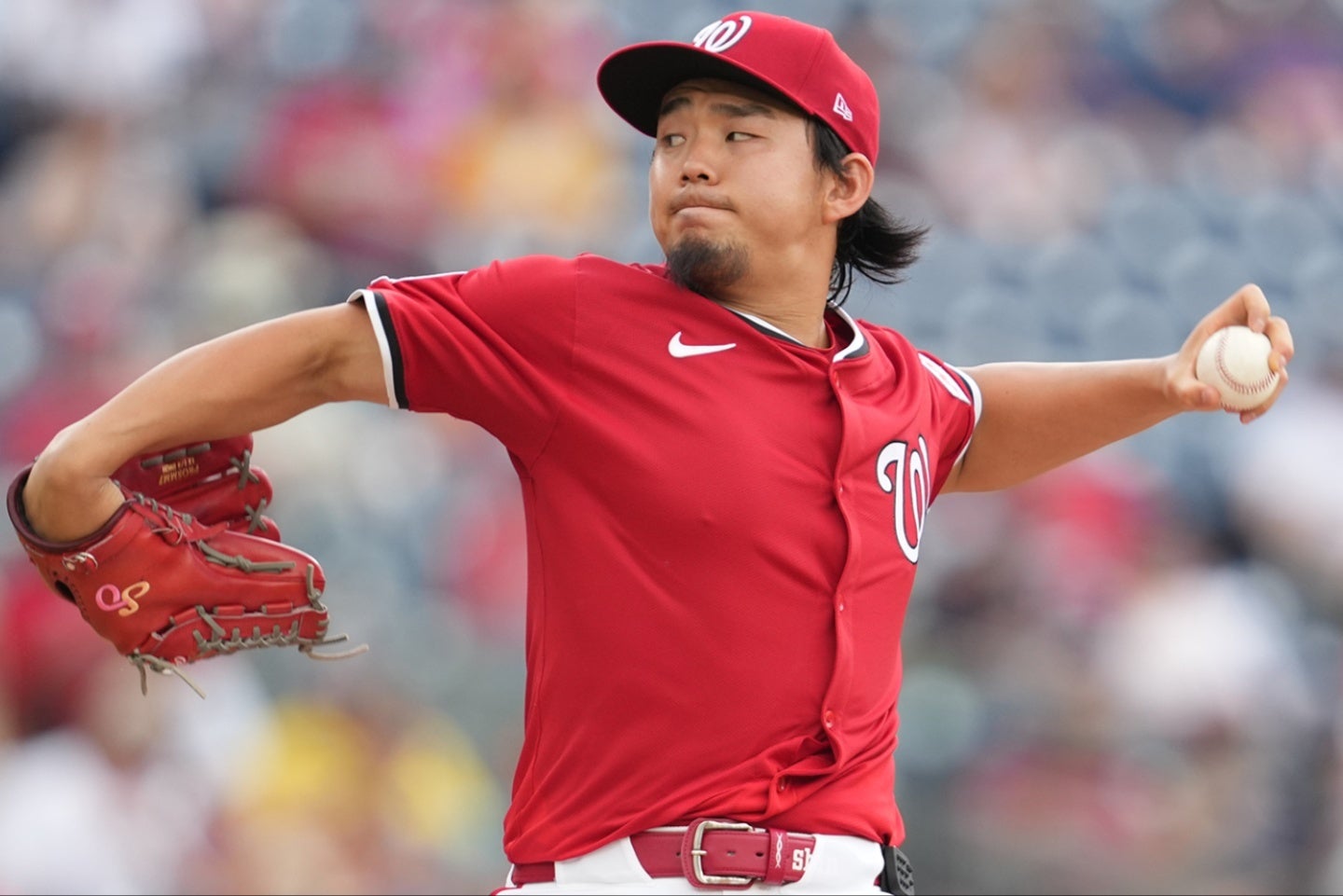 メジャーデビューを果たした小笠原。(C)Getty Images