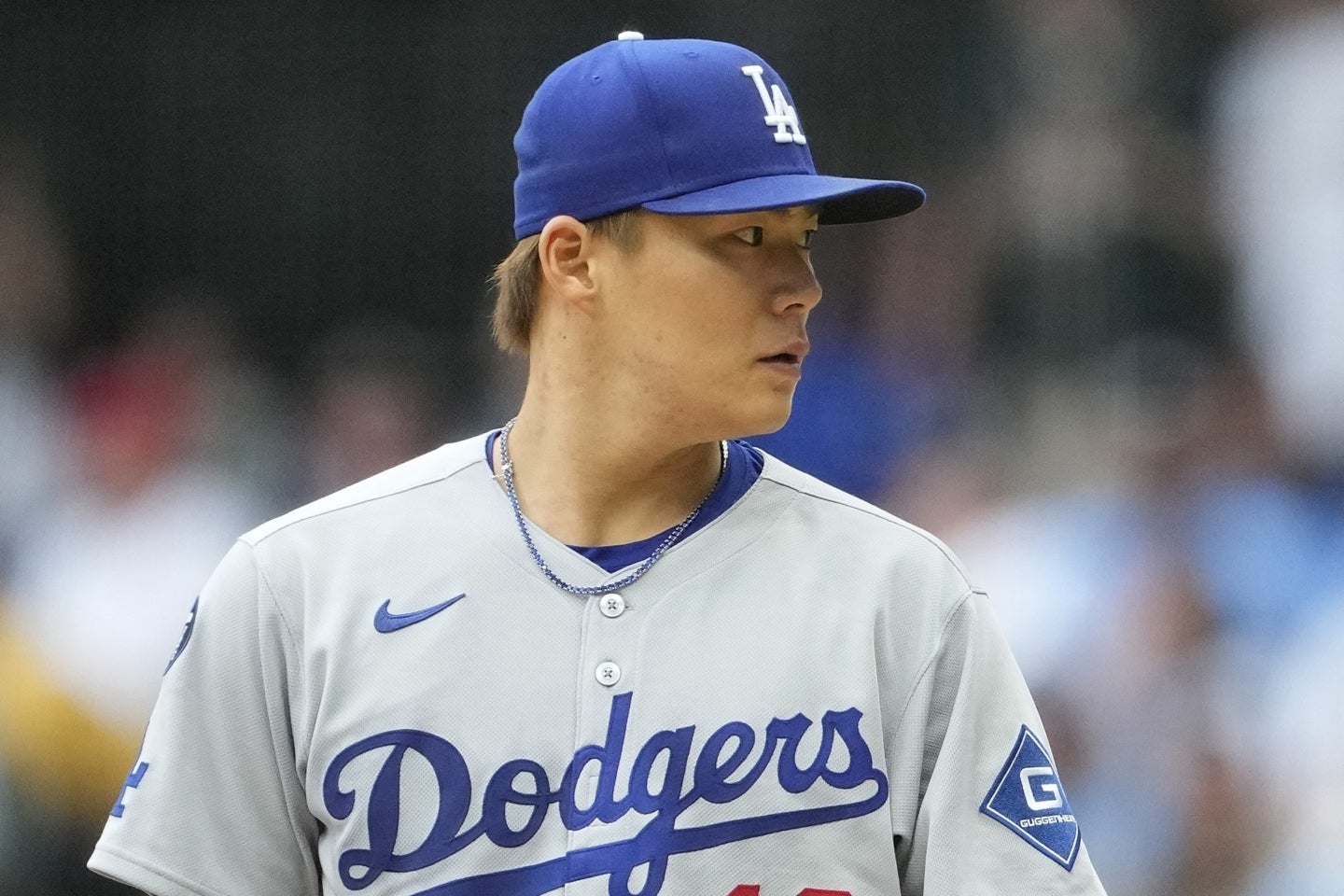 初回に５点を奪われて降板した山本由伸。(C)Getty Images