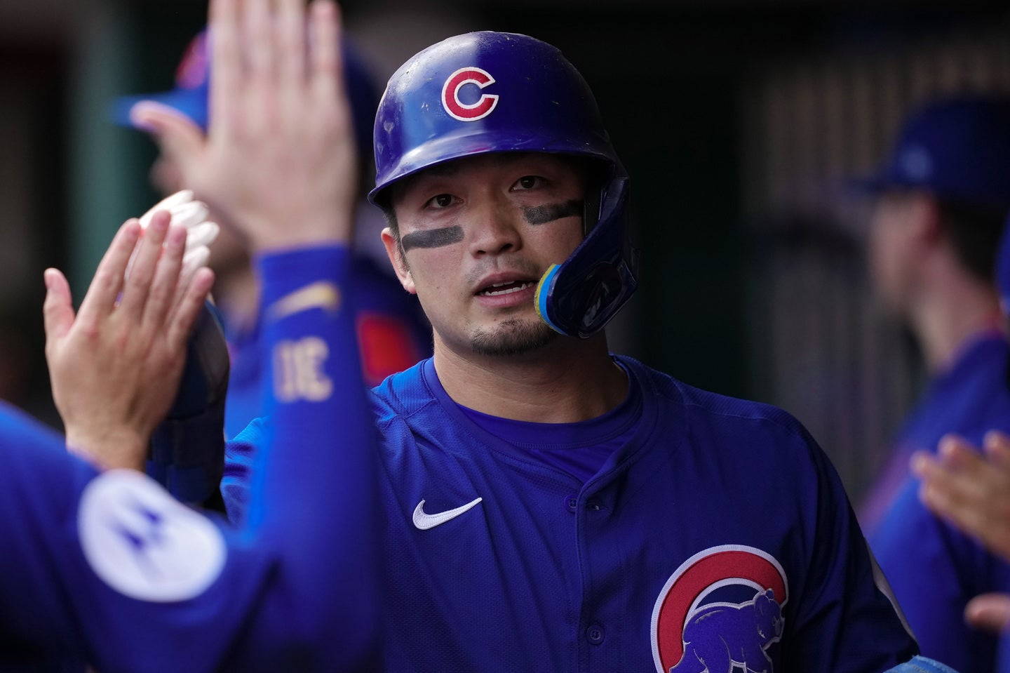 オールスターの選出を逃したカブスの鈴木。(C)Getty Images