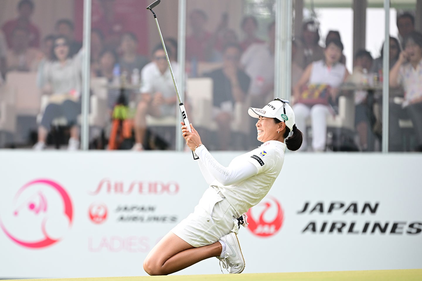 見事なバーディーパットを決めた木戸選手。(C) Getty Images