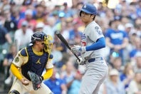 現地９日のブルワーズ戦では、大谷も３打数ノーヒットと音無しに終わった。(C) Getty Images