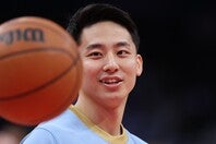 NBAサマーリーグに向け、ブルズでトレーニングを進める河村。現地の注目度も高まっている。(C)Getty Images