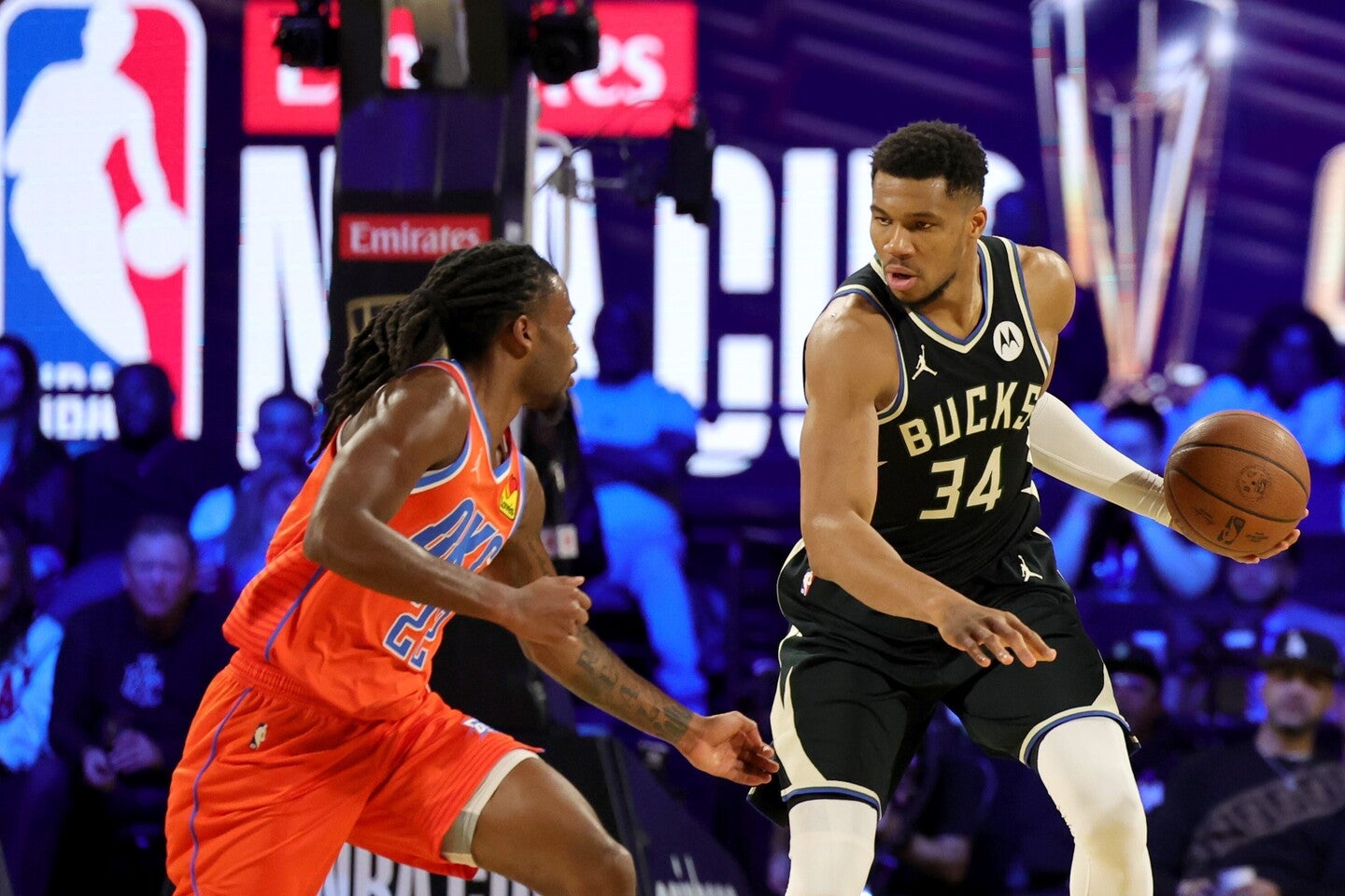 昨年の第２回大会はバックスが決勝でサンダーを破り優勝。アデトクンボがMVPに輝いた。(C)Getty Images