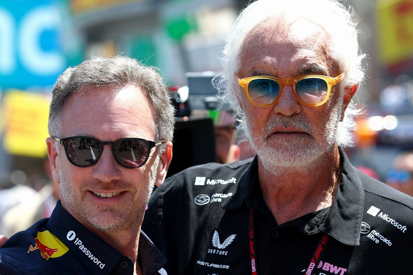 ブリアトーレ氏（右）がチームにホーナー氏（左）を迎えるシナリオはあるのか。(C)Getty Images