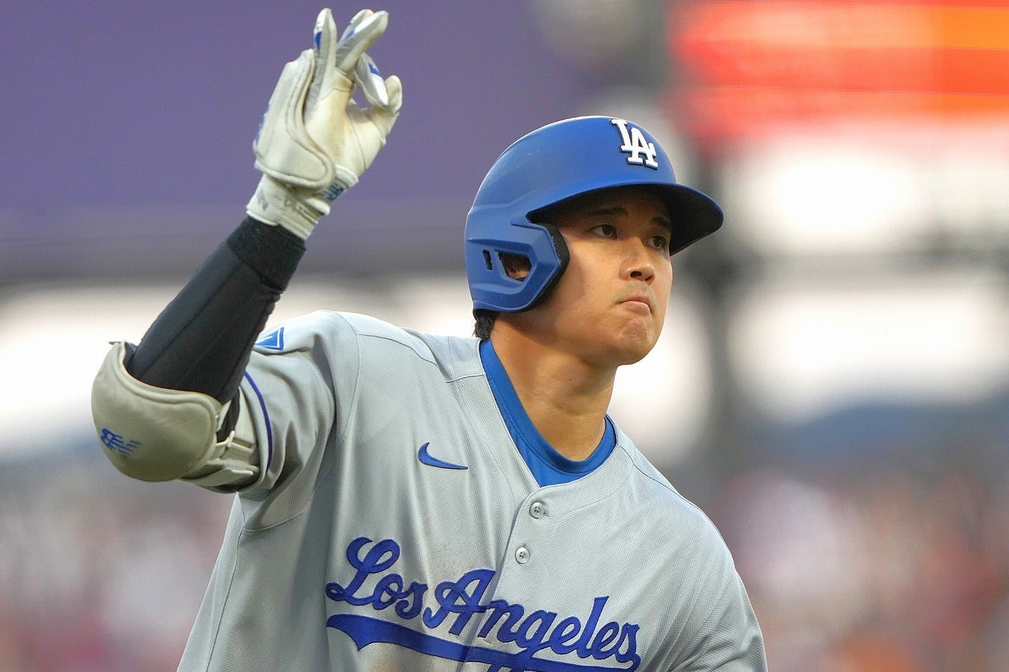 日本人初の“スプラッシュヒット”達成者となった大谷。(C) Getty Images
