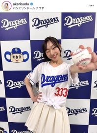 自身のSNSで「今流行りのノーバンでした！！！」と報告した須田亜香里さん（画像は公式インスタグラムのスクリーンショット）。