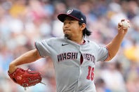 登板後に傘下３Aロチェスターへの再降格となったナショナルズの小笠原慎之介。(C)Getty Images