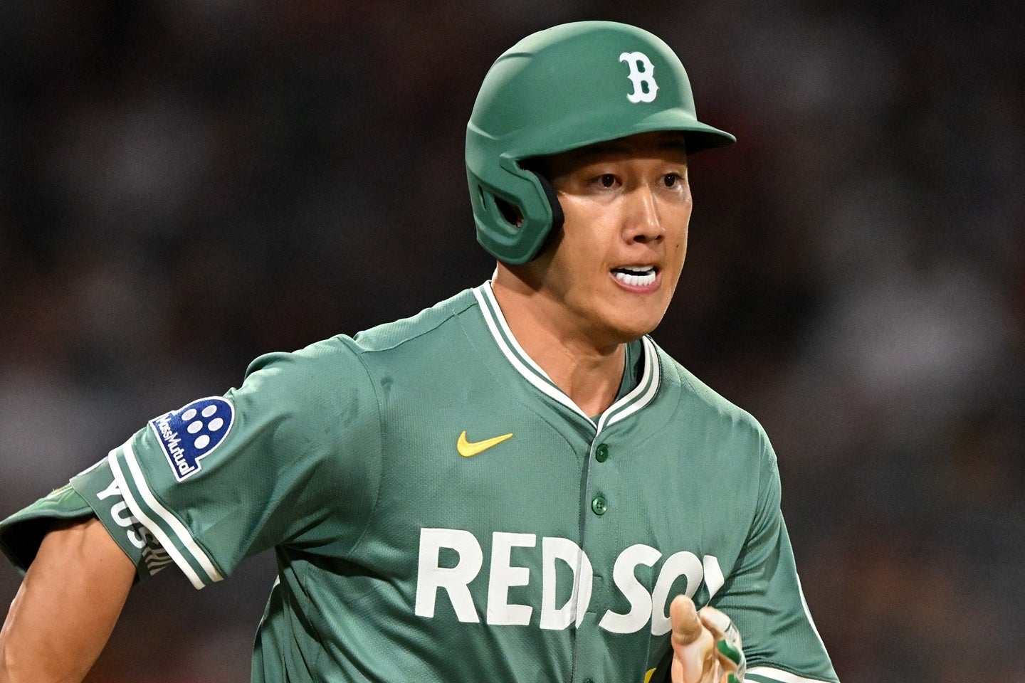 ９日のロッキーズ戦から復帰した吉田。他球団に獲得を推奨する声もあるようだ。(C) Getty Images