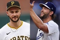 オールスター前に、カーショウ（右）と話がしたいと願っていたスキーンズ（左）。(C) Getty Images