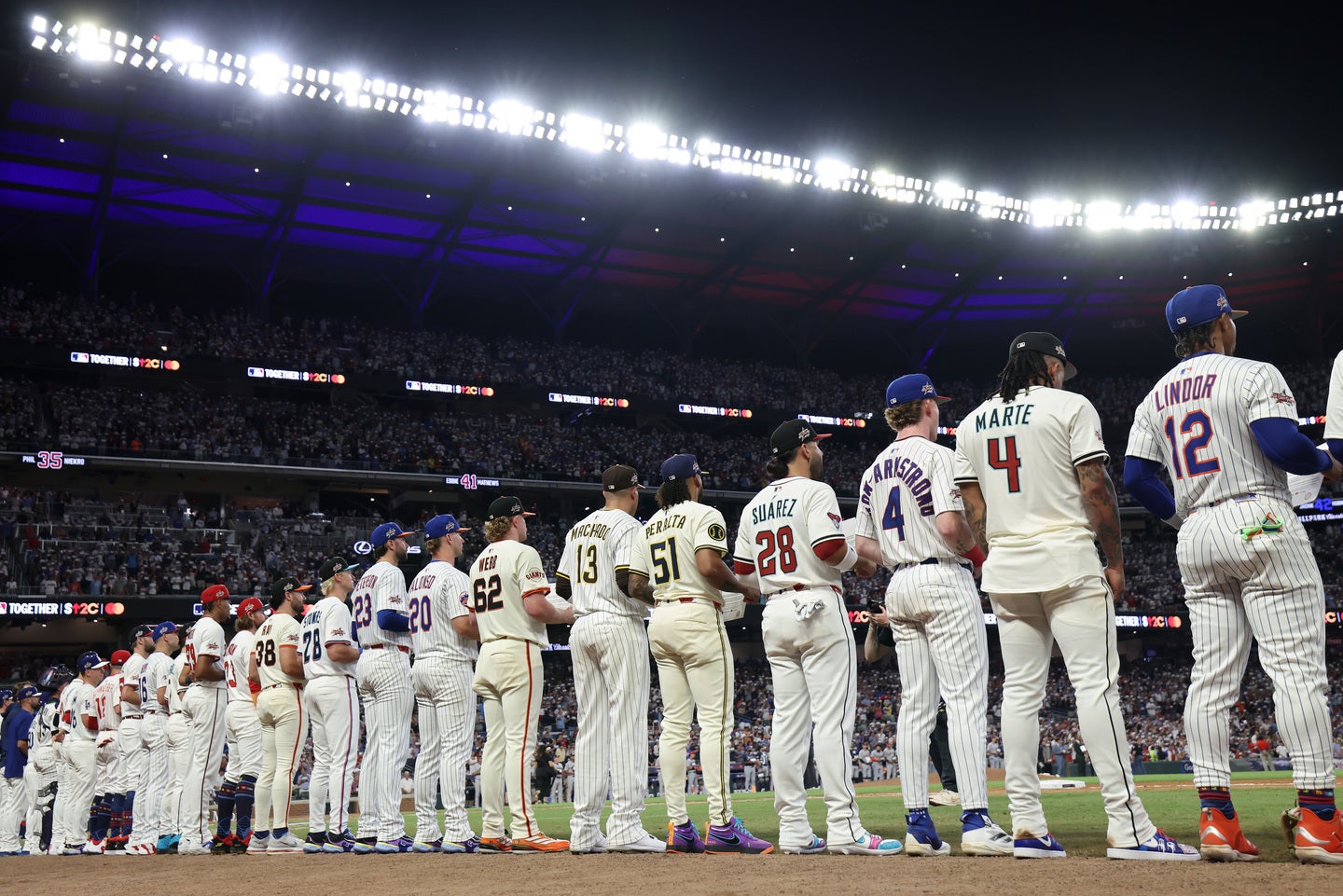 元アイドルの佐々木久美さんが、米アトランタで開催されたMLB球宴の現地観戦を報告した。(C)Getty Images