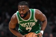 ブラウンがNBA入りしたのは2016年。前のシーズンに引退したコビーとは入れ違いで、会うこともなかったという。(C)Getty Images