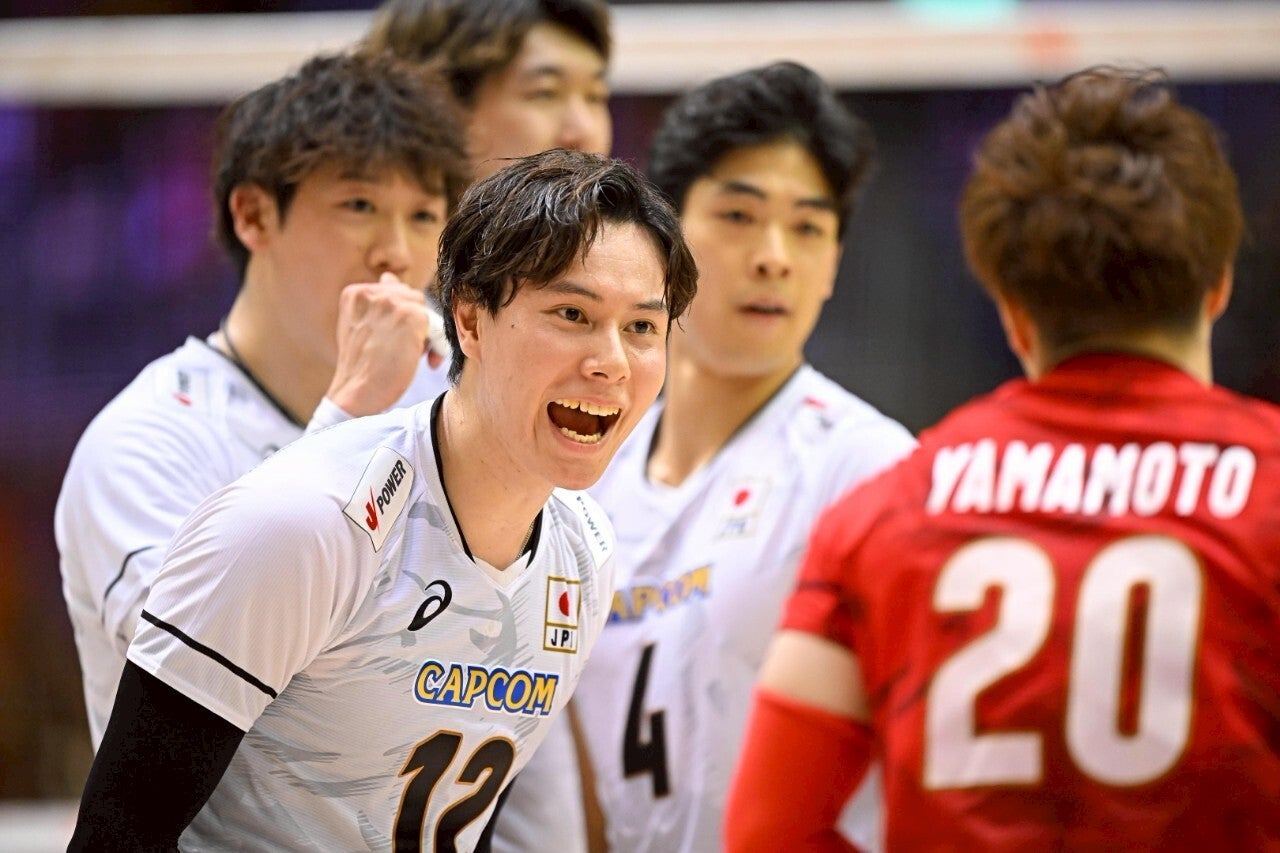 日本がアルゼンチンに逆転勝利を収めたなか、ビジョンに映った男性も話題になった。写真：金子拓弥（THE DIGEST写真部）