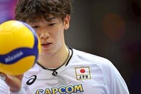 右肩痛のためブラジル戦を欠場した主将の石川。写真：金子拓弥（THE DIGEST写真部）