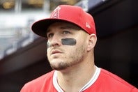 MLB14年のキャリアでわずか３試合しかPSに出場していないトラウト。チームを11年ぶりの決戦の地に導けるか。(C)Getty Images