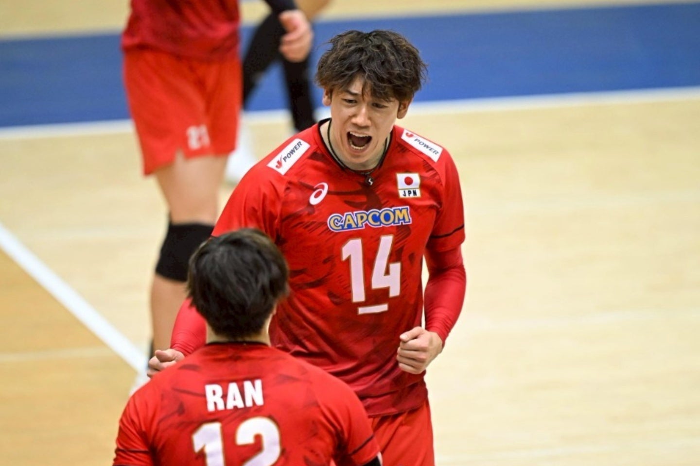 スタメンに復帰した石川。右肩痛はあるも７得点と存在感を放った。写真：金子拓弥（THE DIGEST写真部）