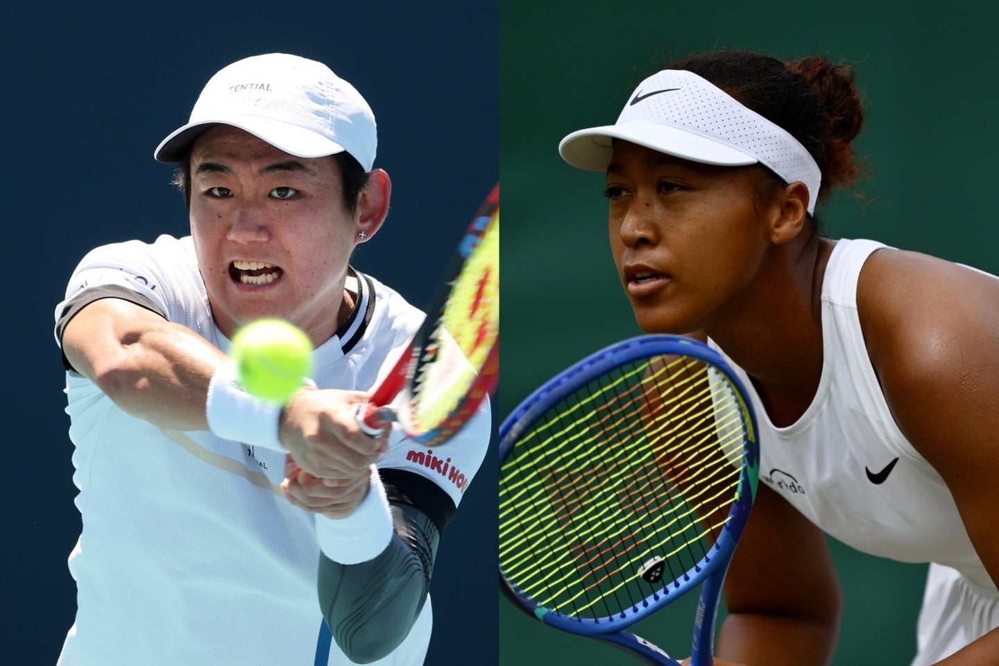 西岡（左）と大坂（右）はムバダラ・シティDC・オープンに出場する。（C）Getty Images
