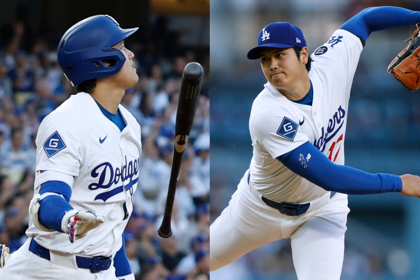 大谷は今季６度目の二刀流で圧巻の離れ業をやってのけた。(C)Getty Images