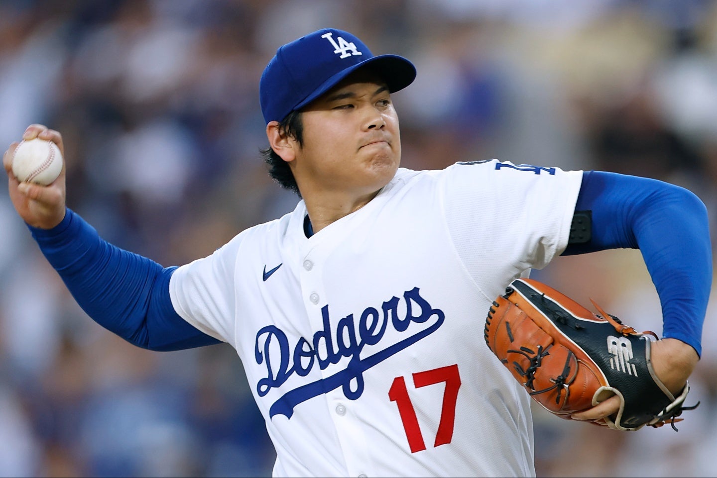ソロホームランを浴びた直後に、２ランホームランを放った大谷。(C)Getty Images