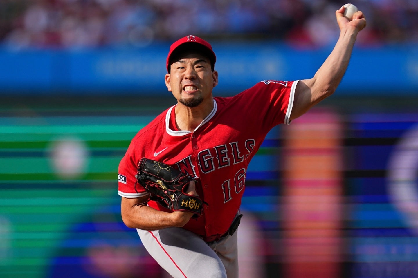 エンジェルス投手陣を支える菊池。(C) Getty Images