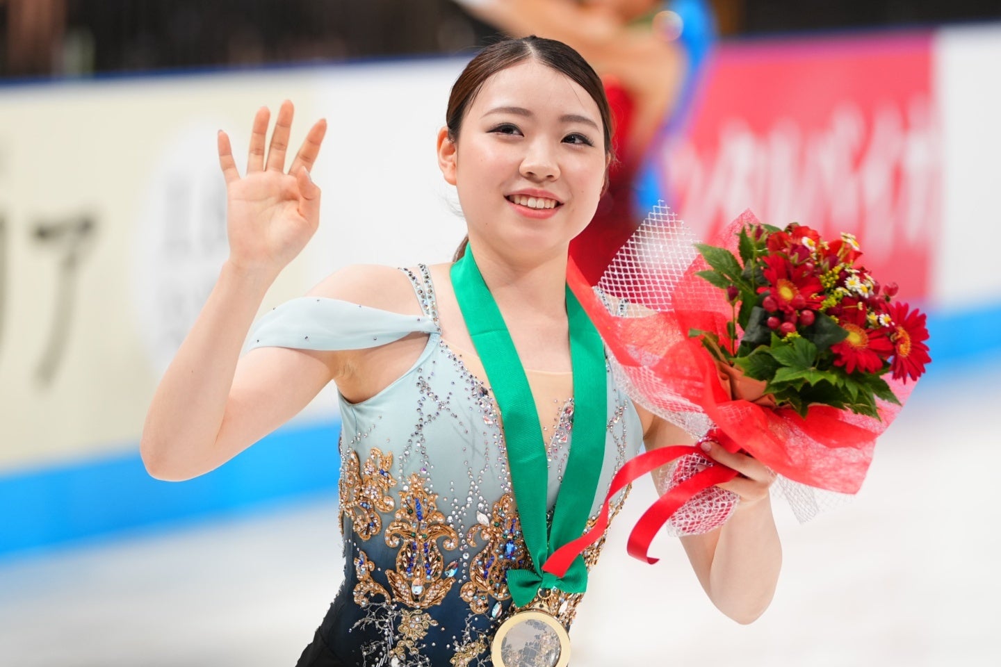 元全日本女王・紀平が23歳になったことをSNSに報告した。(C)THE DIGEST
