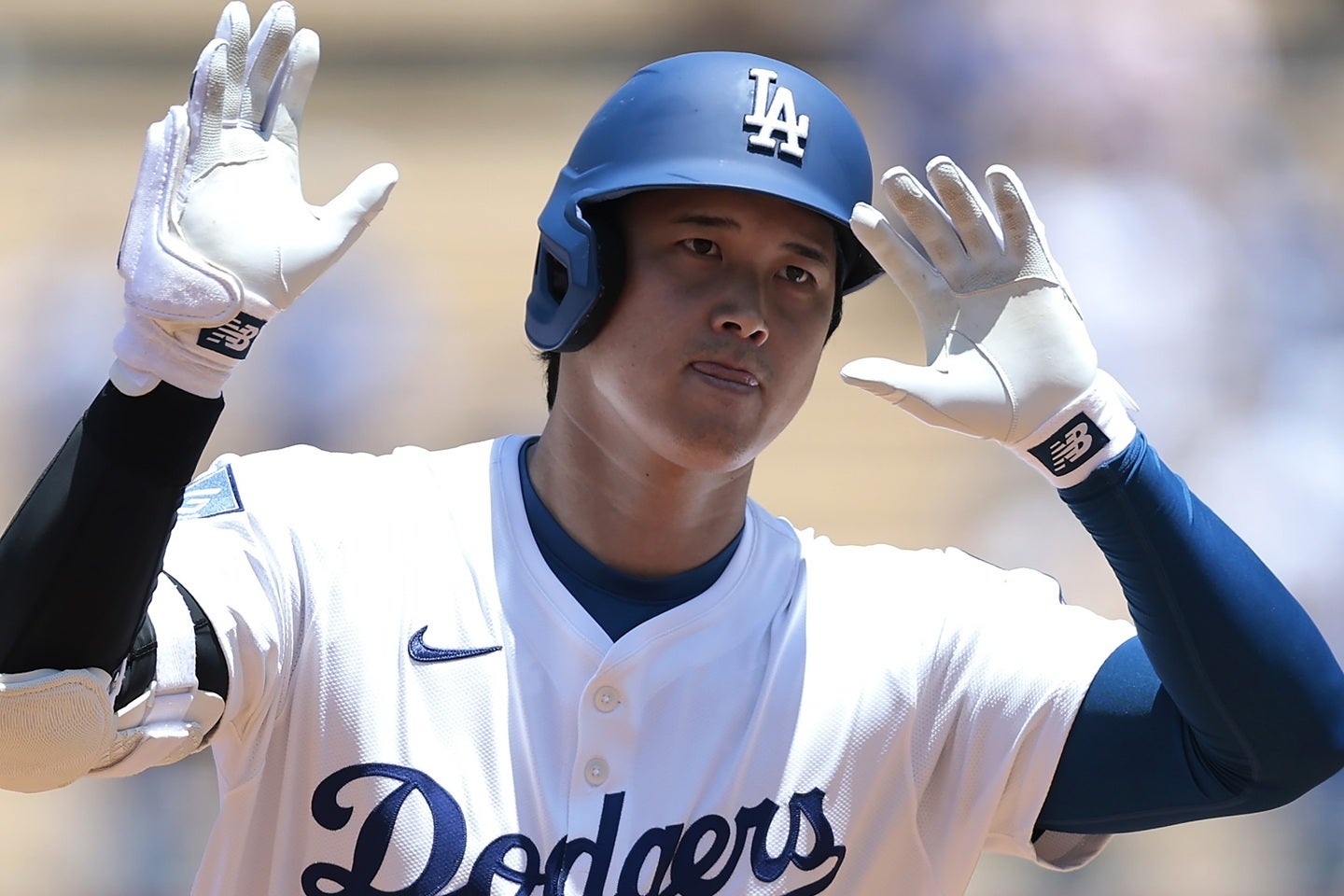 大谷が日本人メジャー選手の歴代最長記録を更新する５戦連発アーチを放った。(C) Getty Images