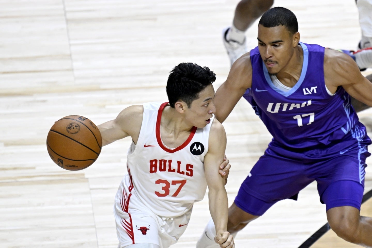 河村のサマーリーグでの活躍がNBA公式に注目された。(C)Getty Images