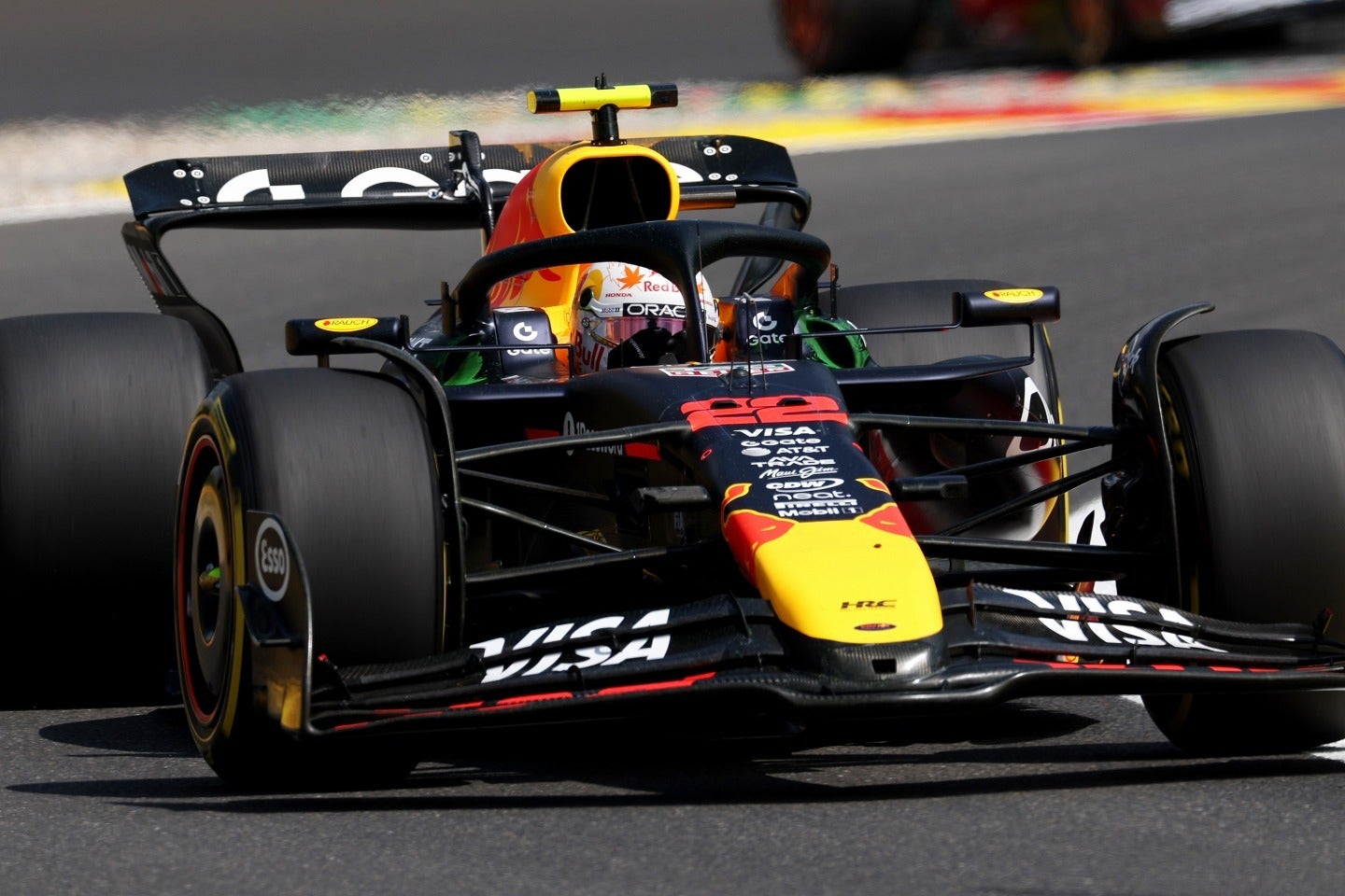 18番手タイムを記録した角田。セクター1で速さを見せたものの...<br />
。(C)Getty Images