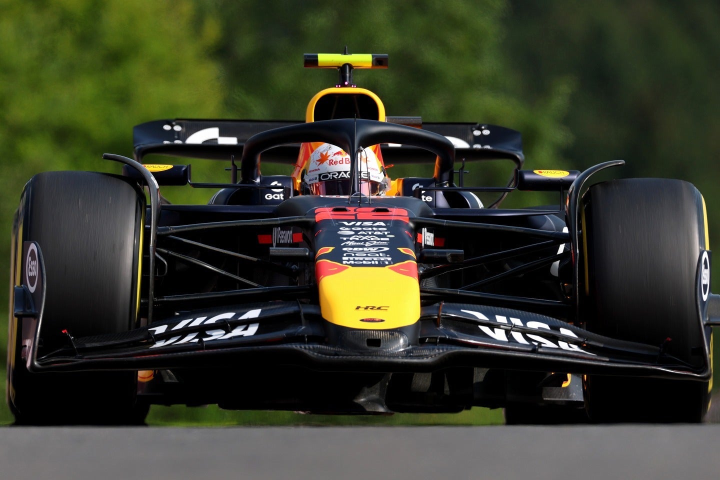 12番グリッドを獲得した角田。翌日のスプリントレースで巻き返しを図る。(C)Getty Images