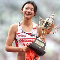 日本選手権で新女王となった田中。自身の高校時代の“選択”を振り返った。写真：永島裕基