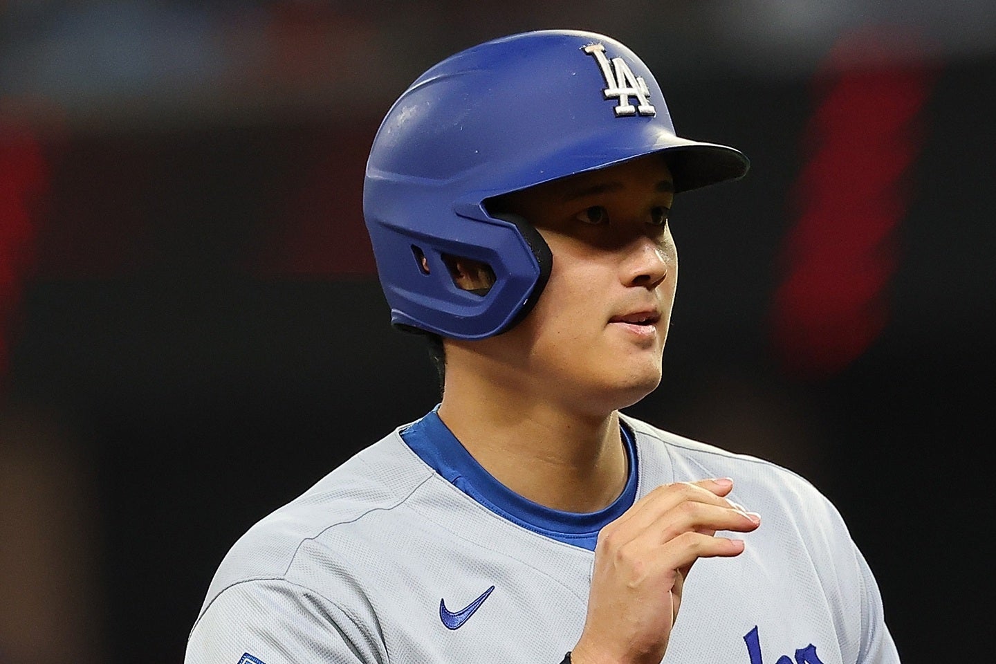 １番・指名打者で先発出場した大谷。(C) Getty Images