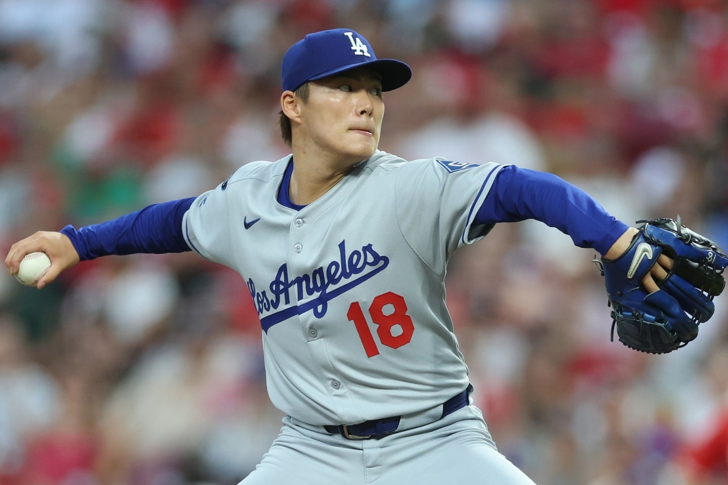 山本はレッズ戦で７回９K１失点の好投で９勝目を挙げた。(C)Getty Images