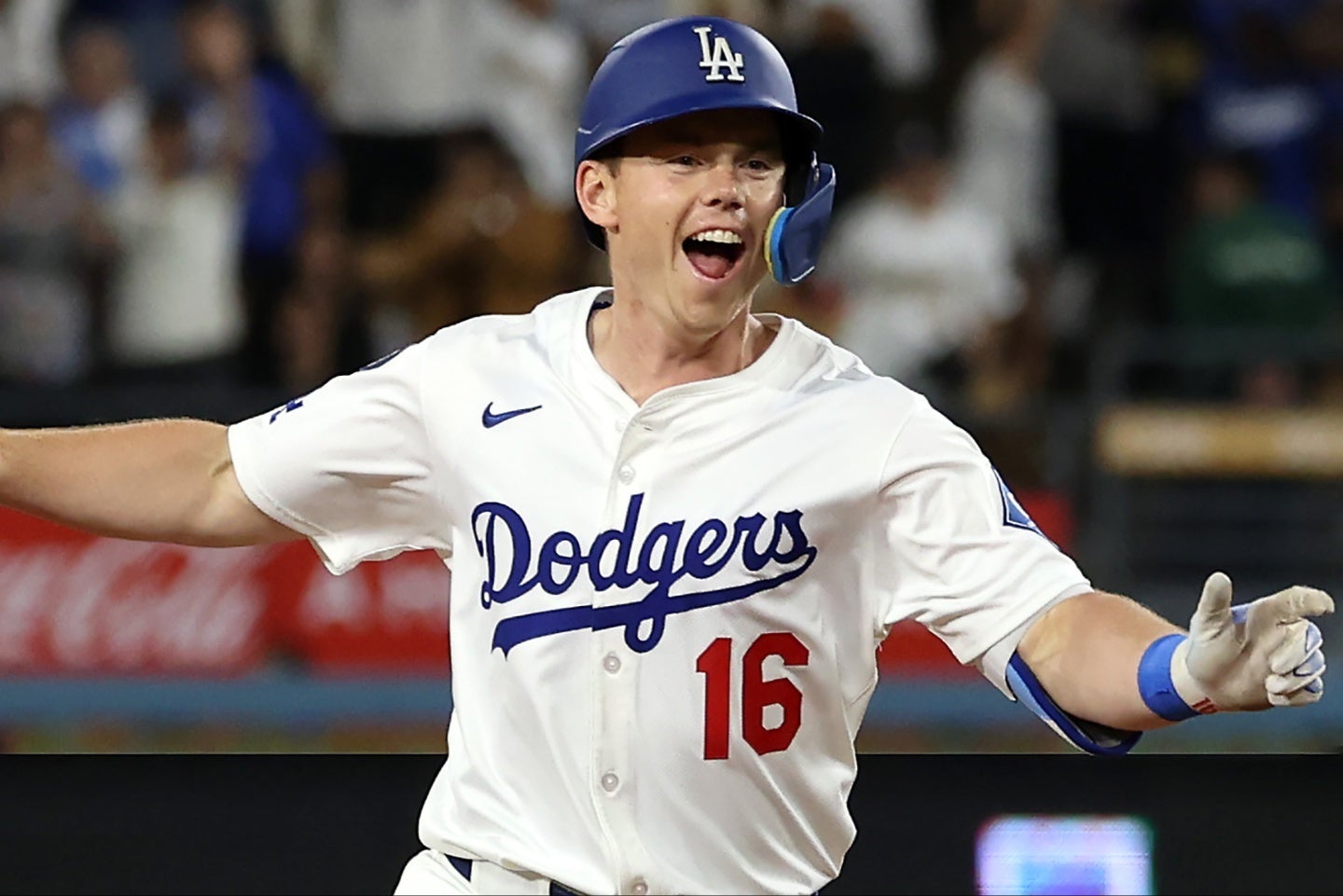 決勝の二塁打を放ったスミス。(C) Getty Images