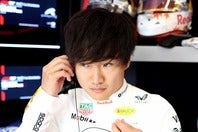 第２スティント開始直後のレースペース不足を指摘された角田。(C) Getty Images