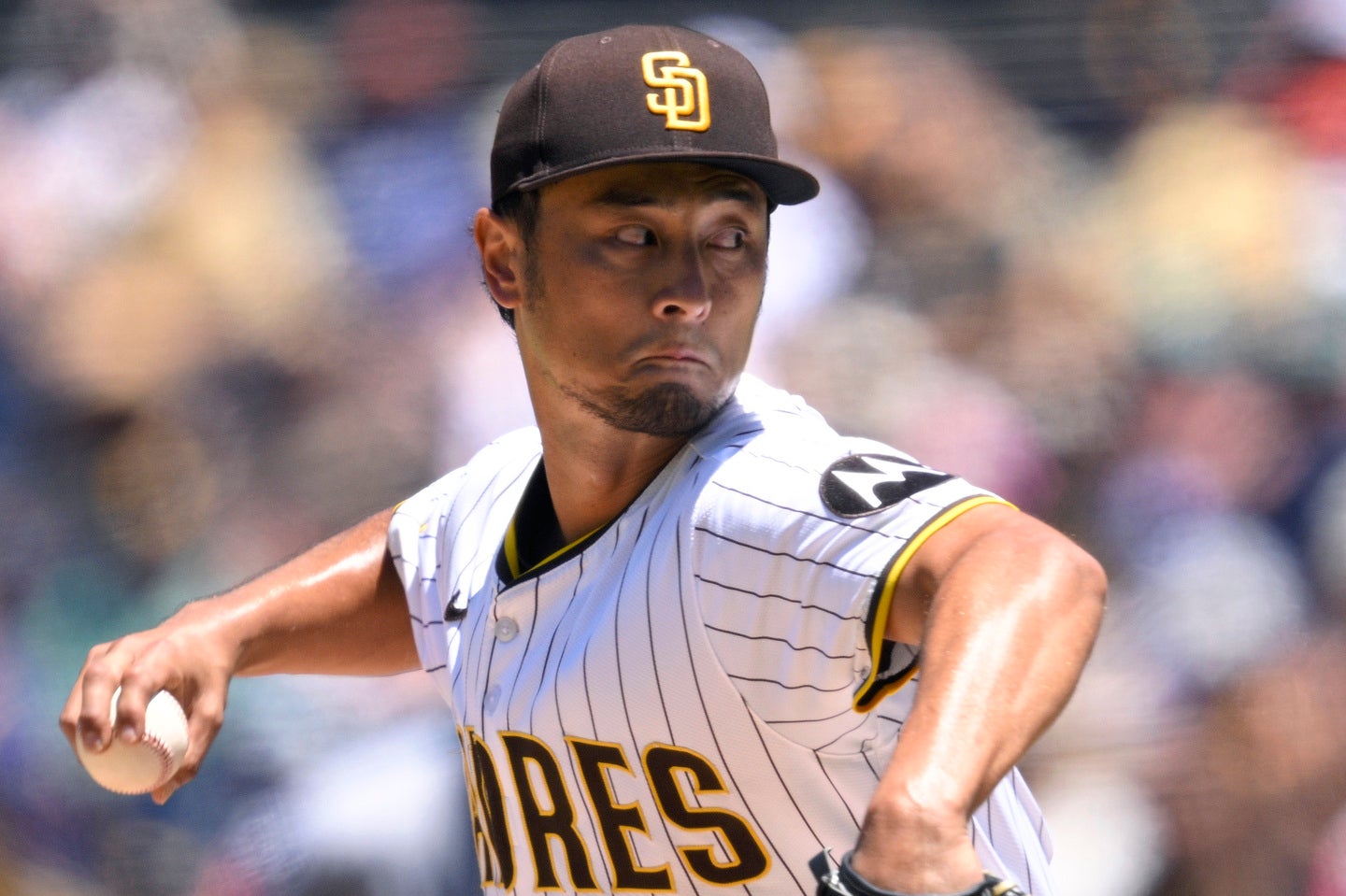 日米通算204勝をマークしたパドレスのダルビッシュ有。(C) Getty Images